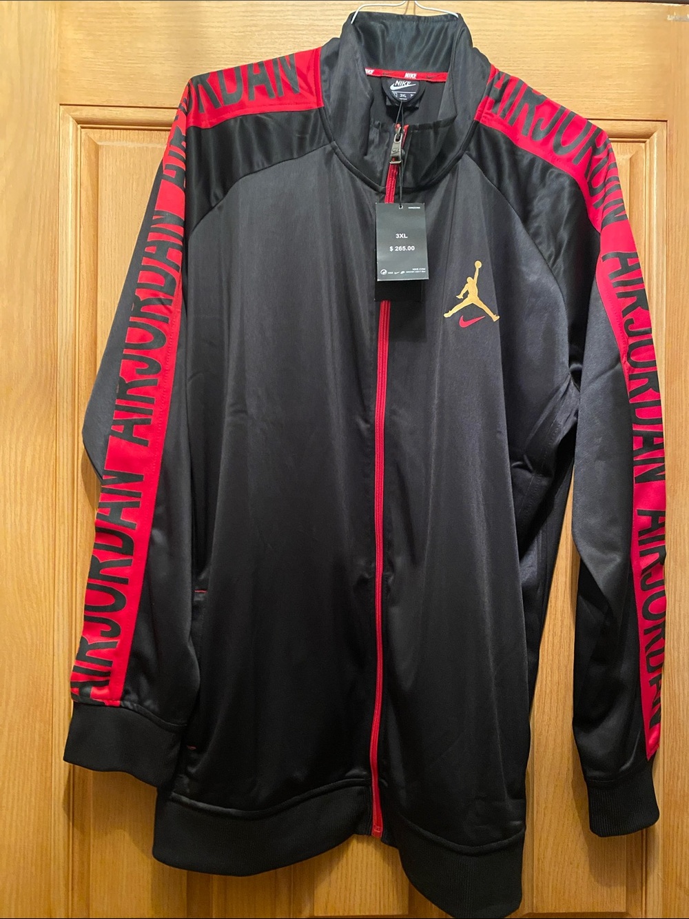 Nike Air Jordan Black Track Jacket and pants set. New with tags